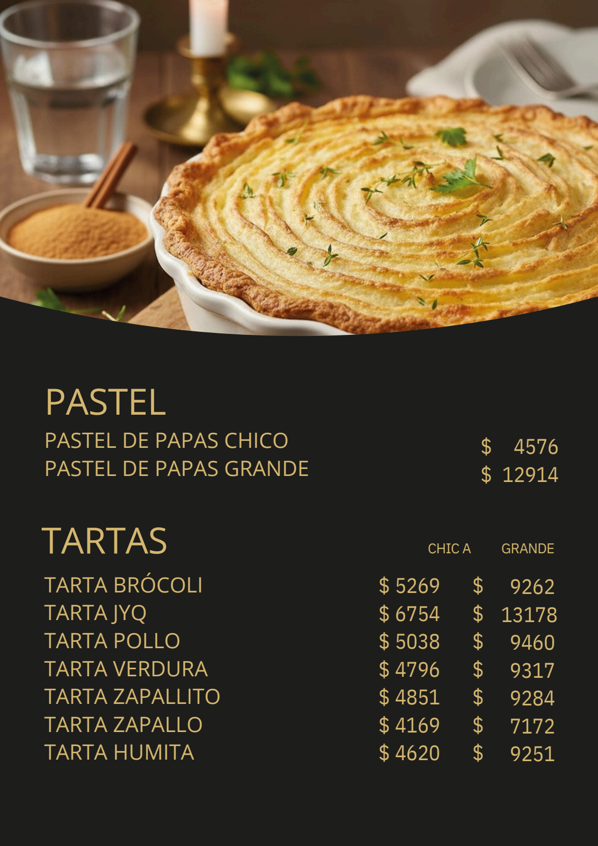 Pagina del catalogo con productos Marche!